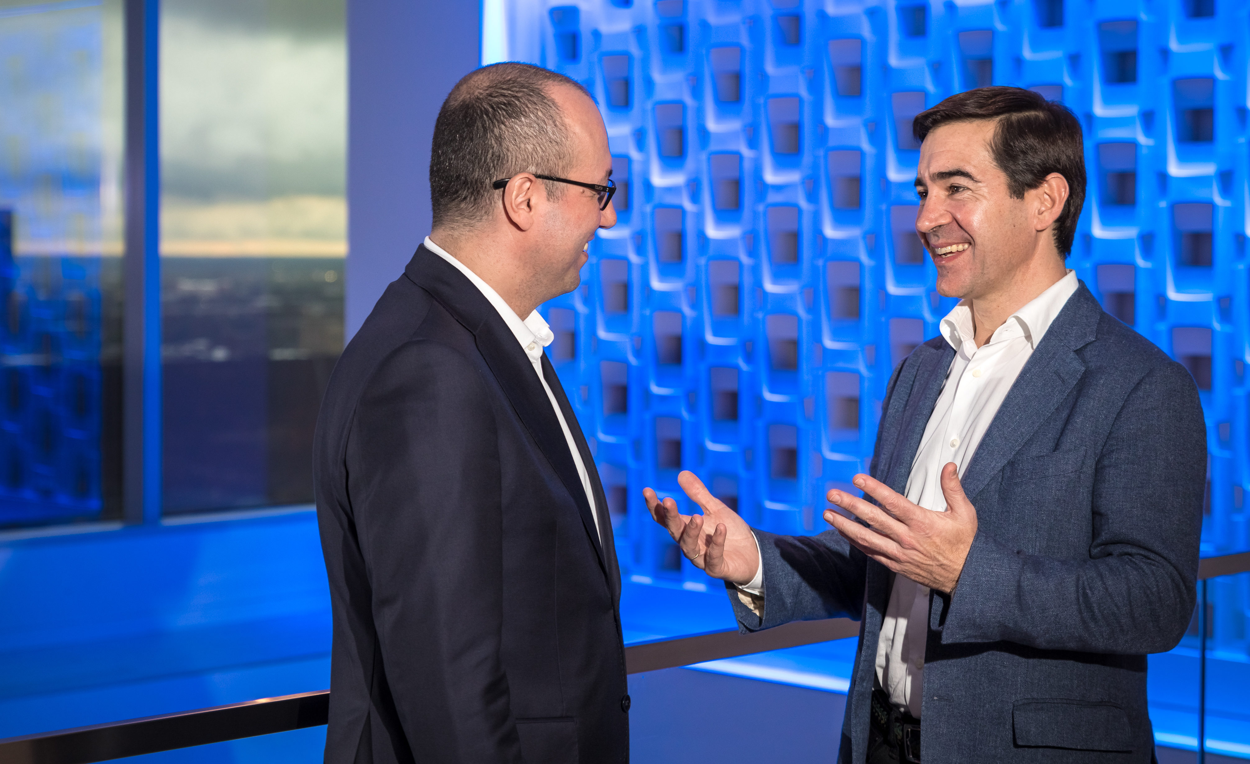 BBVA_CEO Carlos Torres Vila y Onur Genç, entrevista en Estados Unidos fotografia dBBVA_CEO Carlos Torres Vila y Onur Genç, entrevista en Estados Unidos