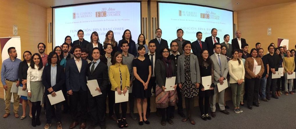 Premio Colmex Grupo Fundacion Bancomer 2016 Premio Colmex Grupo Fundacion Bancomer 2016
