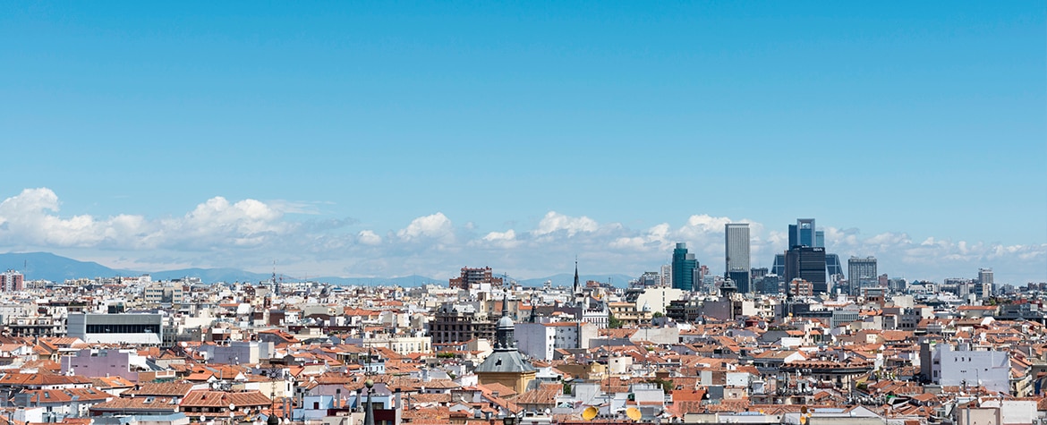 Vista panorámica de Madrid