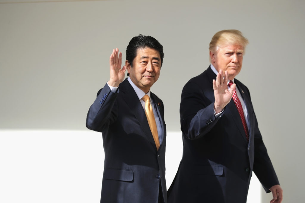President Trump Holds Joint Press Conference With Japanese PM Shinzo Abe President Trump Holds Joint Press Conference With Japanese PM Shinzo Abe