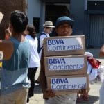 Colaboradores BBVA Continental, voluntarios, ayuda, damnificados, Perú