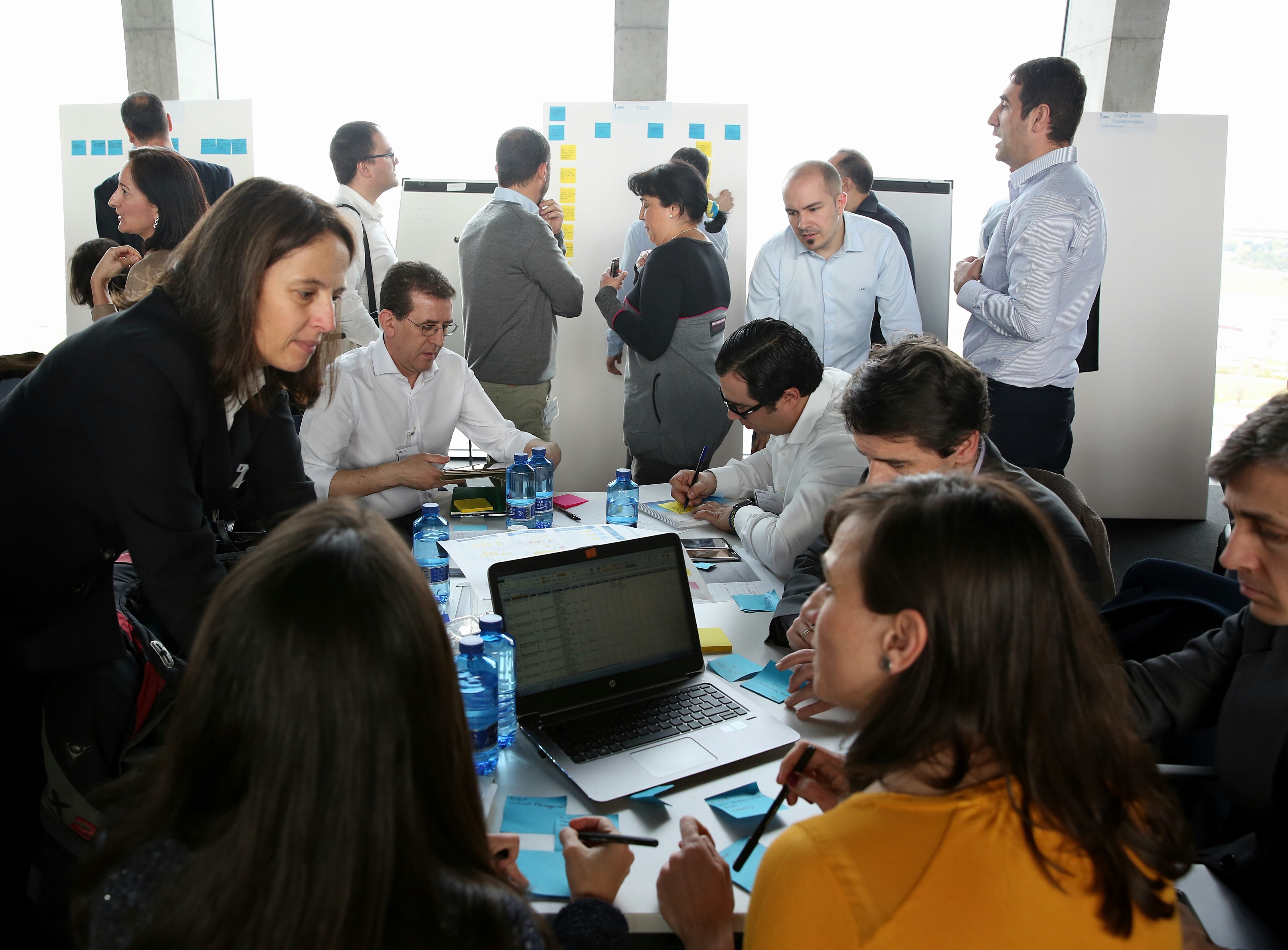 BBVA planificacion trimestral global Fotografía de BBVA planificacion trimestral global