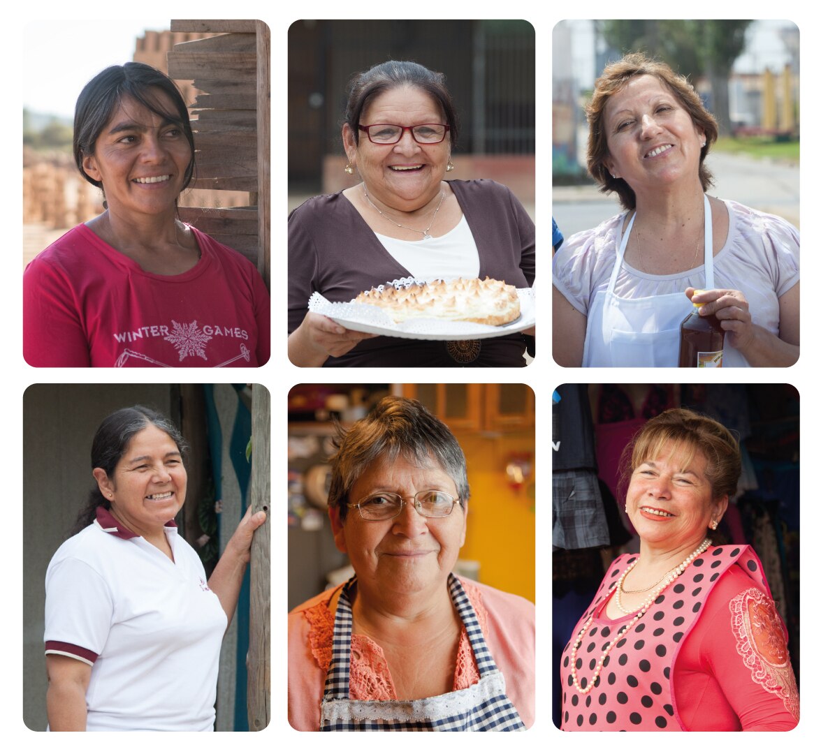 Fotografia de Collage Dia Mujeres Chile BBVA