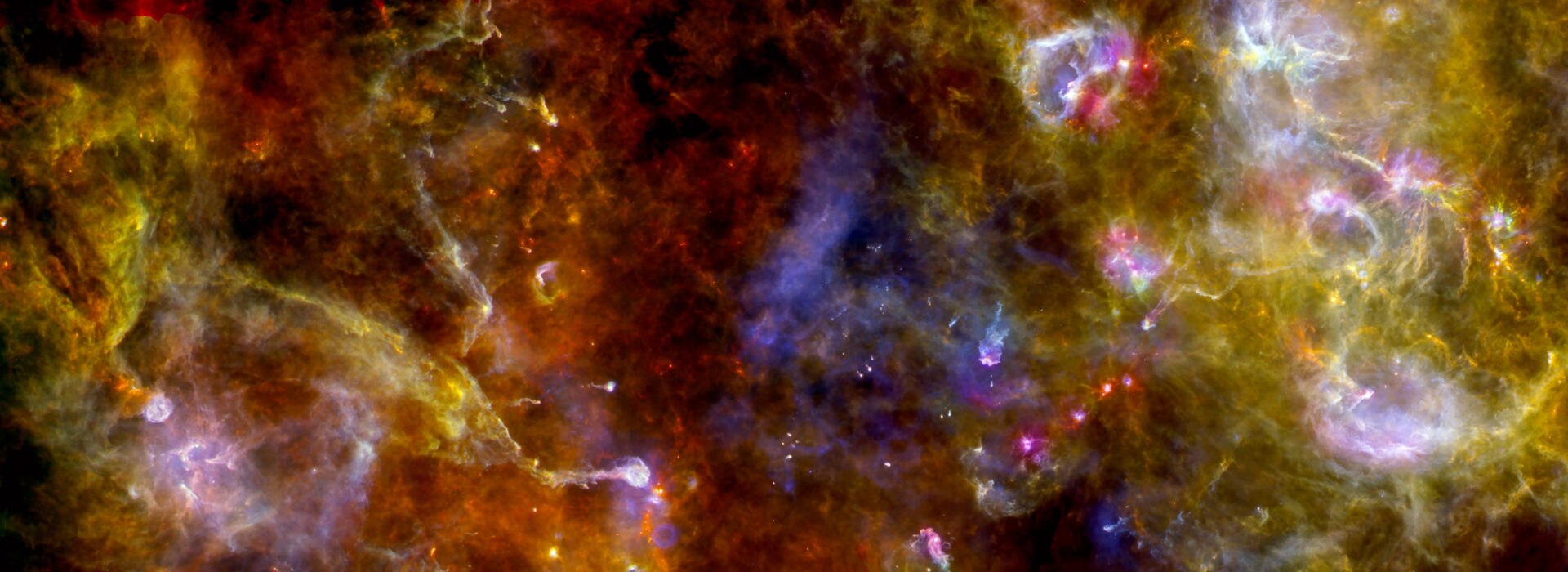 Imagen de la constelación de Cygnus (el Cisne) tomada por el telescopio espacial Herschel de la ESA