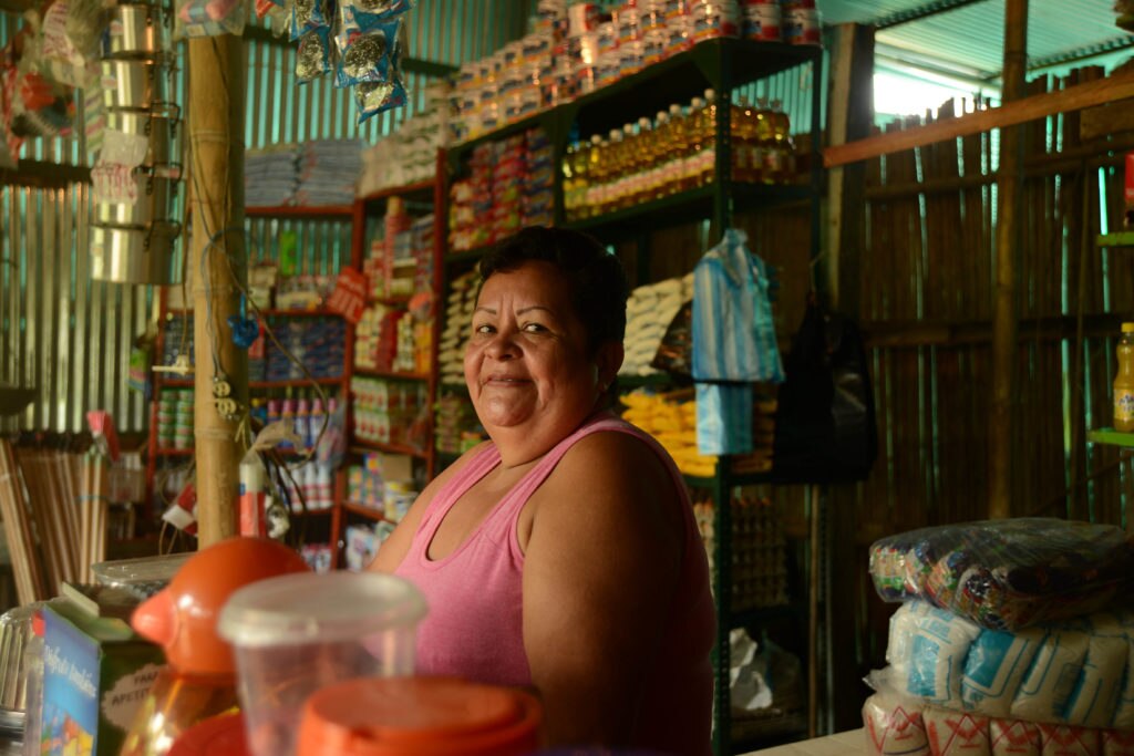 Emprendedora de la FMBBVA Fotografía de una emprendedora de la FMBBVA