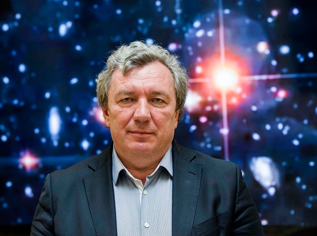 Viatcheslav Mukhanov, premio Fundación BBVA Fronteras del Conocimiento en Ciencias Básicas en la Fundación BBVA Imagen de Viatcheslav Mukhanov, premio Fundación BBVA Fronteras del Conocimiento en Ciencias Básicas