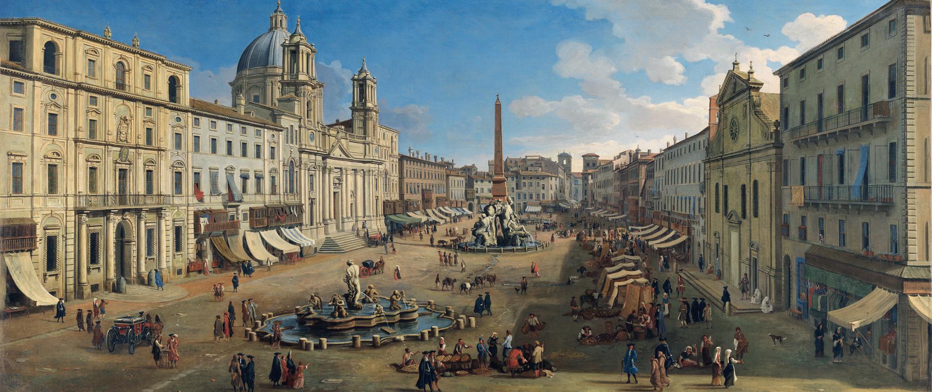 ‘Piazza Navona’, de Gaspar van Wittel, Thyssen / Fundación BBVA