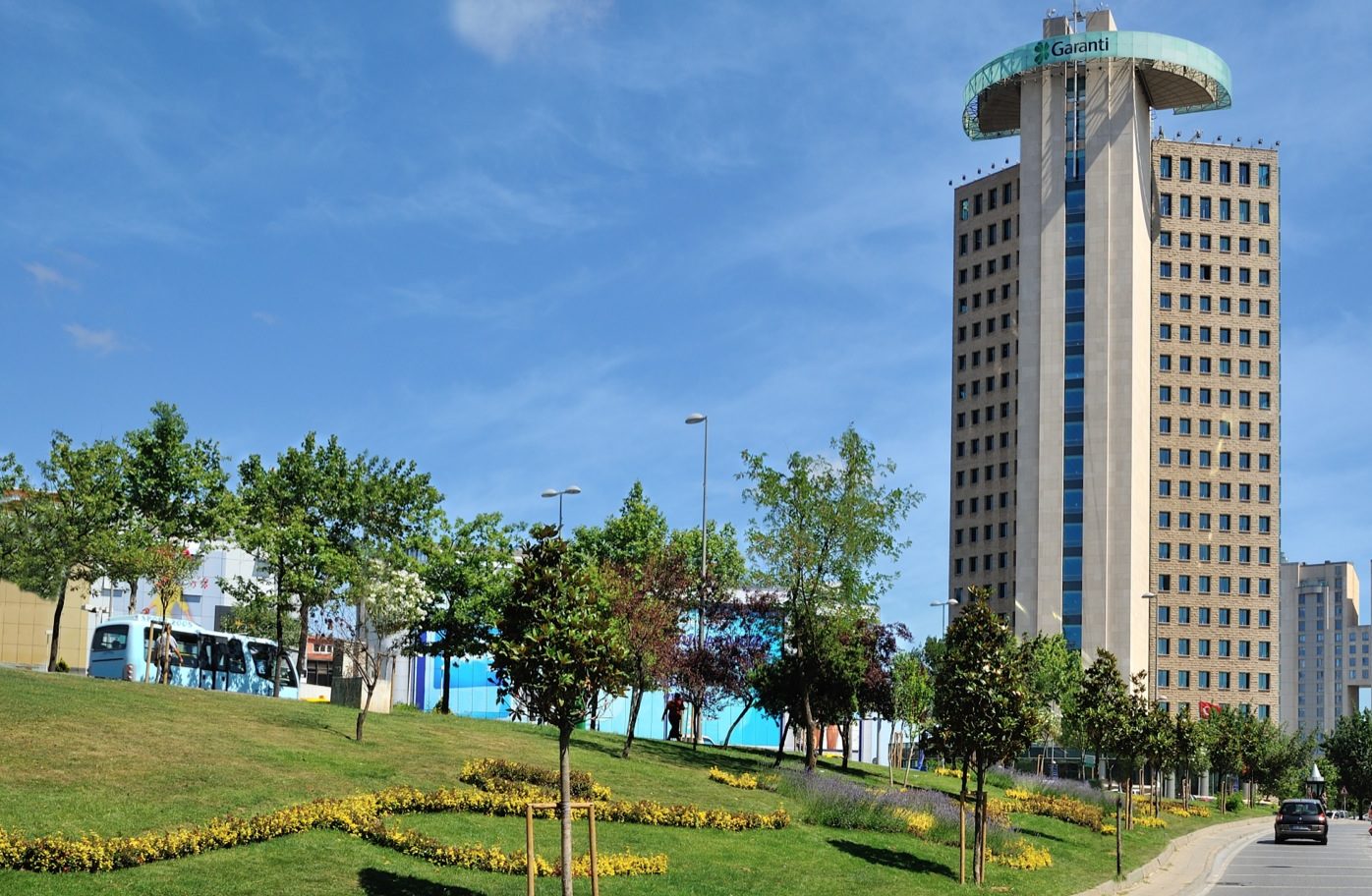fotografia de garanti torre recurso edificio construccion bbva