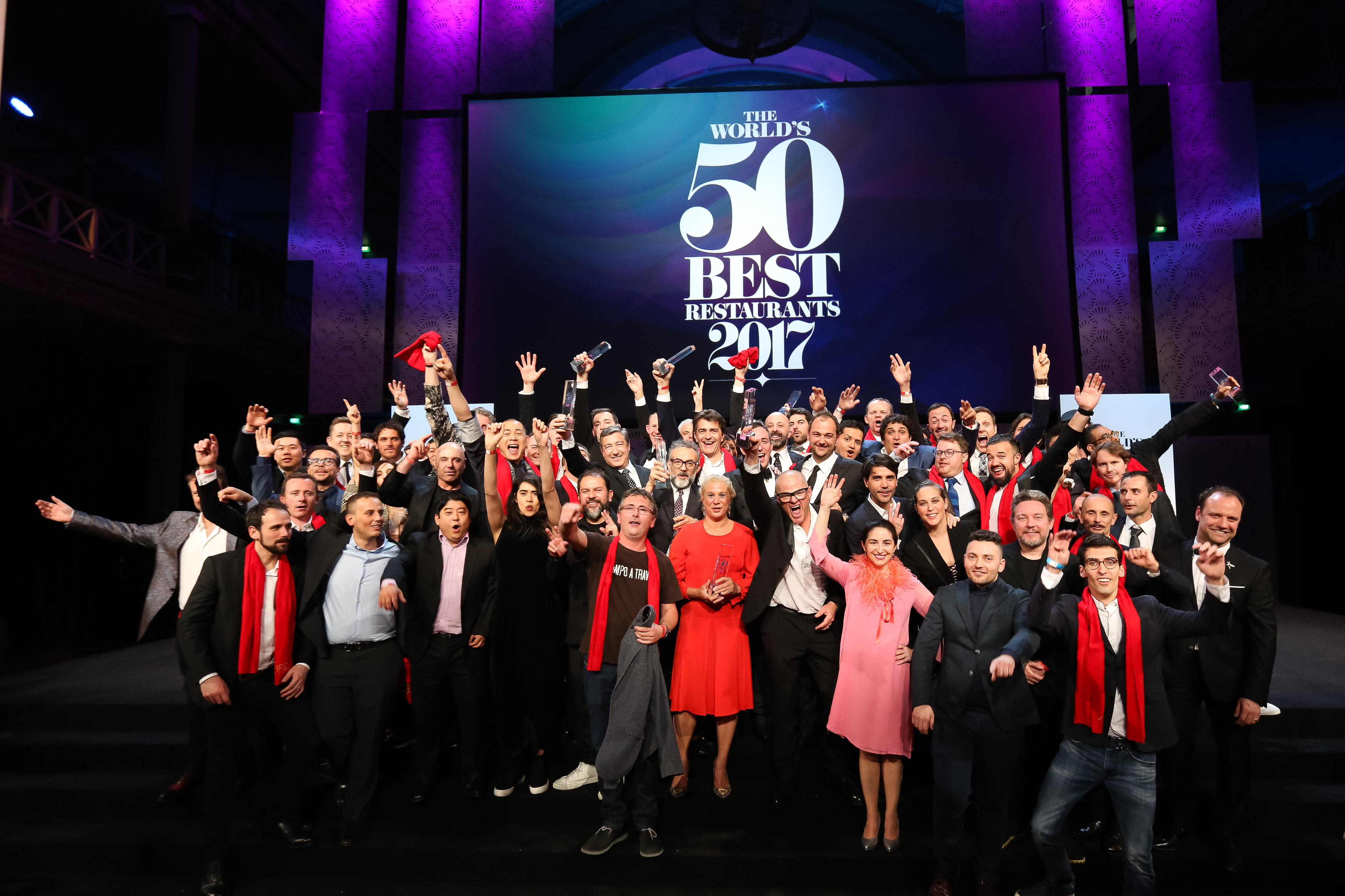 Foto de familia de los chefs de The World's 50 Best 2017 (Foto de The World’s 50 Best Restaurants)