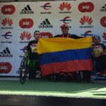 Fotografía de Francisco Sanclemente campeón maratón Madrid modalidad sillas atléticas T54