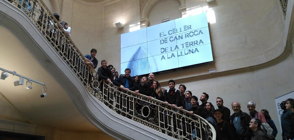 Los hermanos Roca visitan De la Tierra a la Luna acompañados de familiares y equipo de El Celler de Can Roca Foto de: Palau Robert. Generalitat de Catalunya