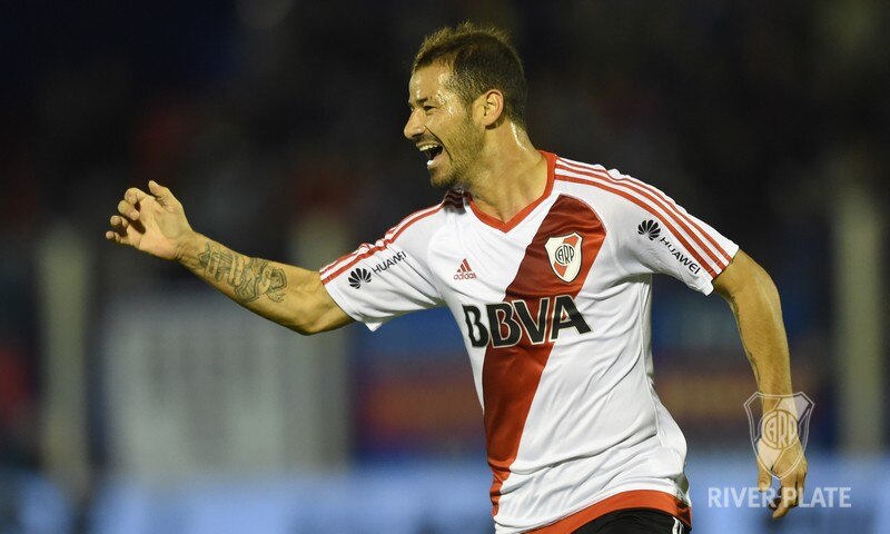Rodrigo Mora festeja el segundo gol Rodrigo Mora hizo el segundo gol de River contra Tigre BBVA