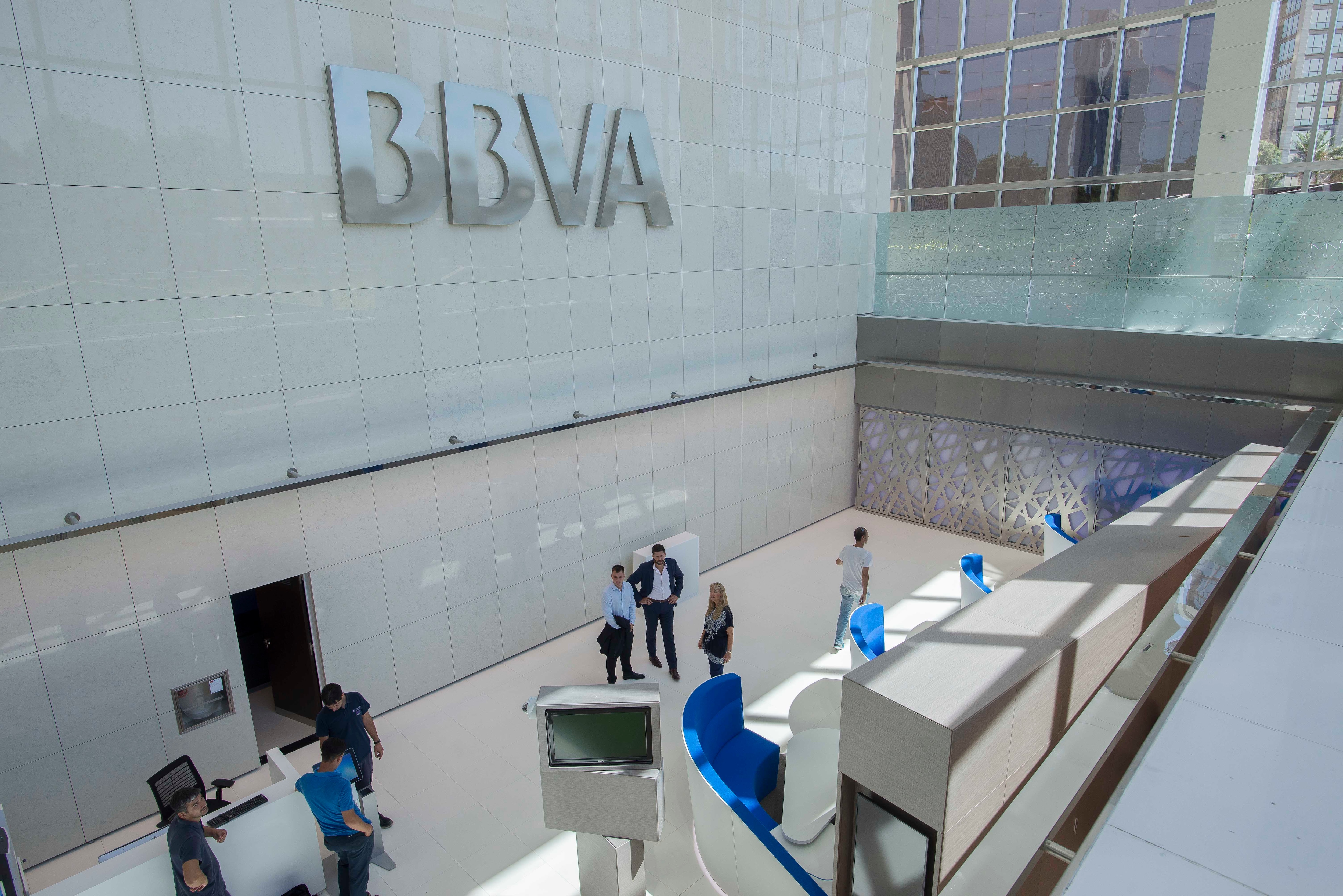 Vista desde arriba Sucursal BBVA Torre, casa central de BBVA Francés, Buenos Aires Sucursal BBVA Torre