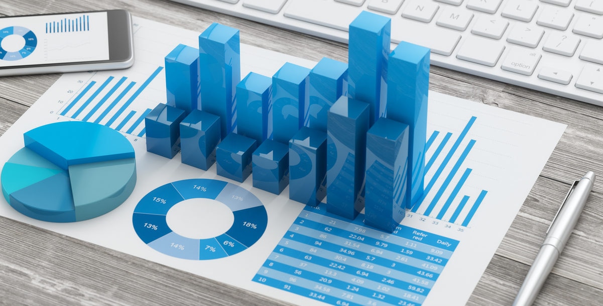 RECURSO tablet infografia teclado finanzas economia grafico financiero