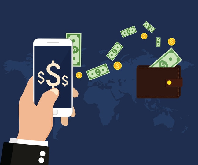 transferencia dinero billetes mundo global tech movil bizum digital recurso