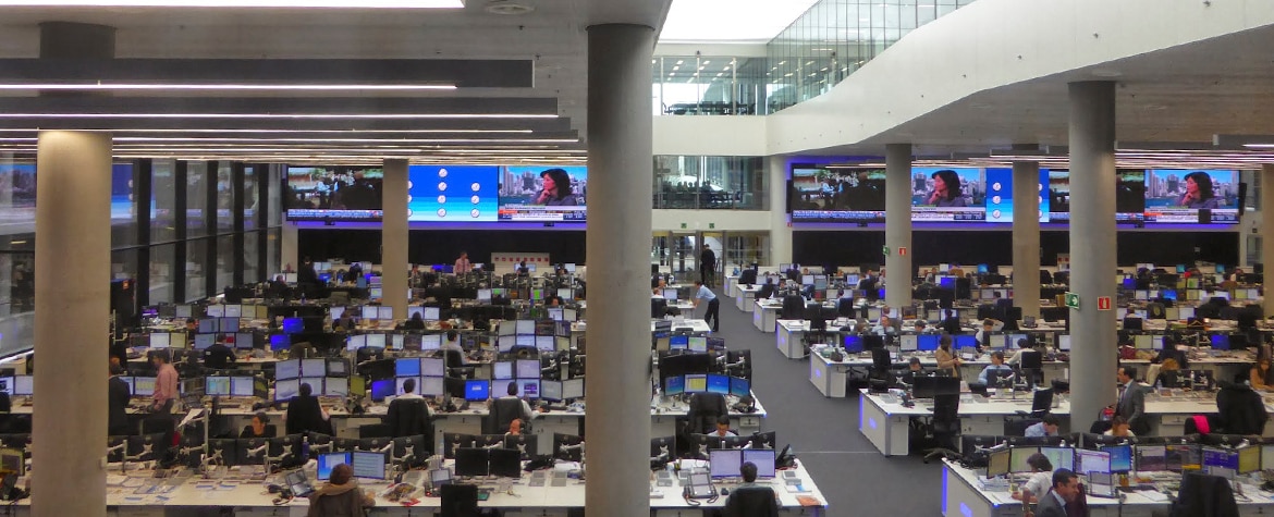 Fotografía de Mesa tesorería BBVA
