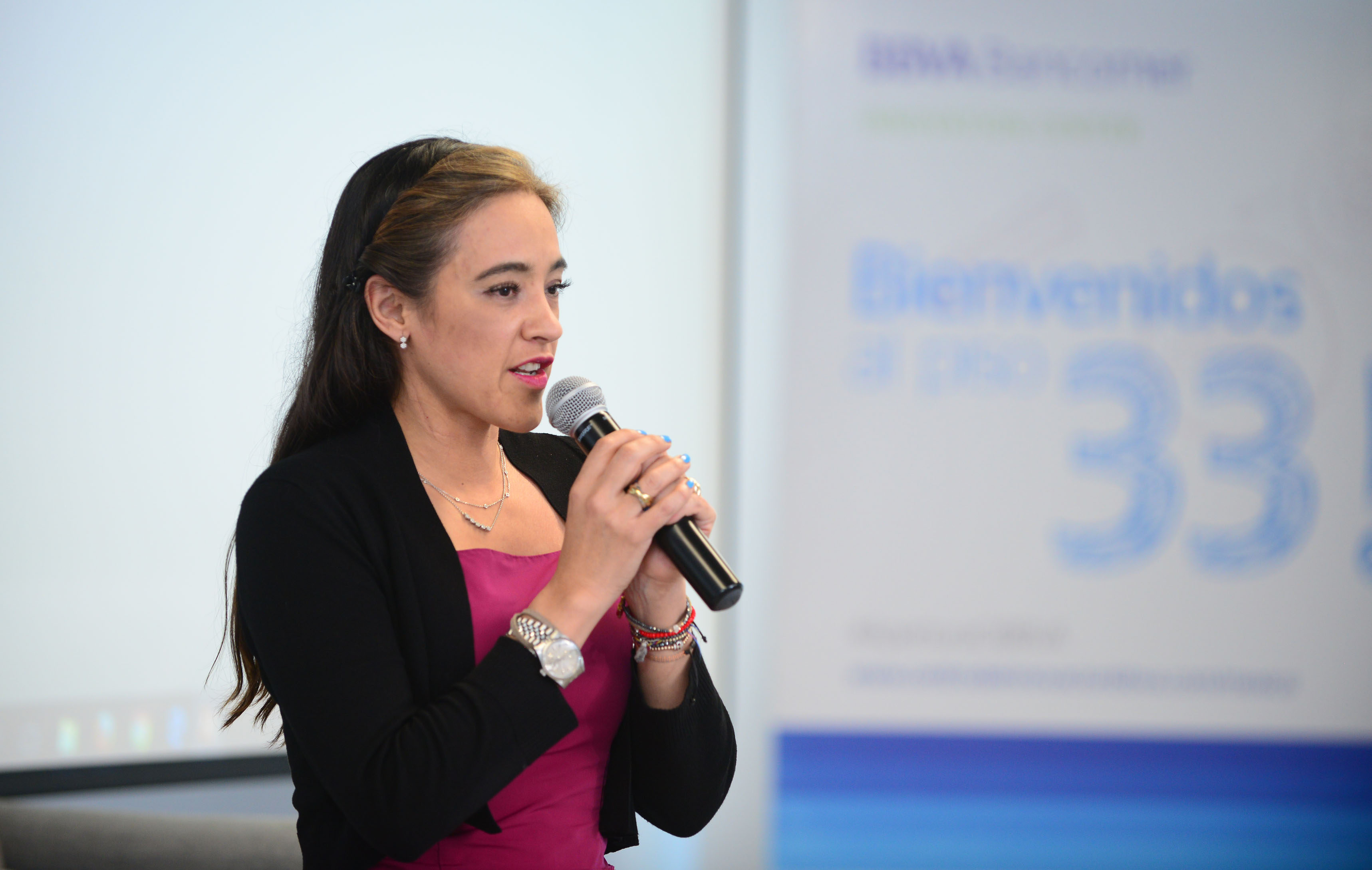 Gabriela Andrade, del BID durante el seminario de reguladores celebrado en Ciudad de México el 23 y 24 de mayo de 2017, organizado por BBVA Gabriela Andrade_BID-BBVA
