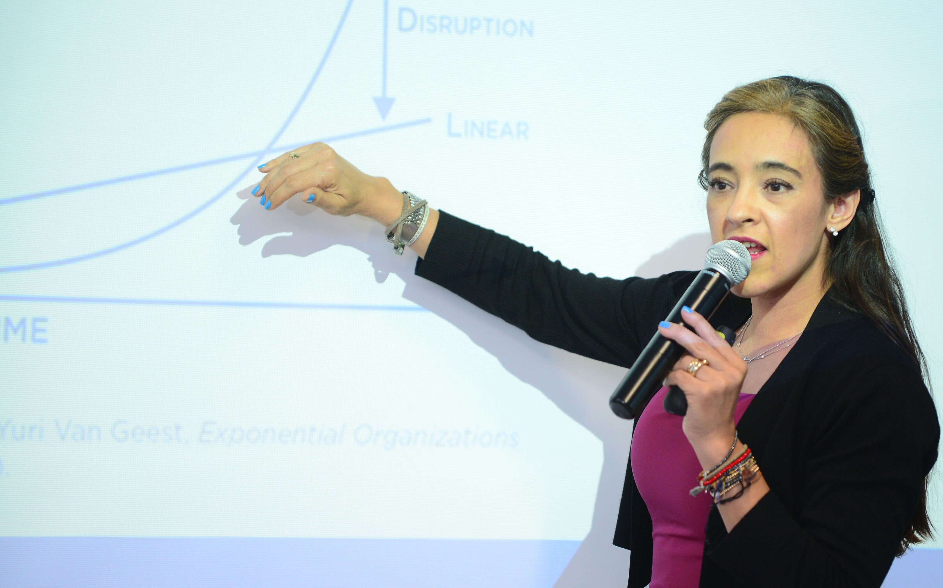 Gabriela Andrade, del BID durante el seminario de reguladores celebrado en Ciudad de México el 23 y 24 de mayo de 2017, organizado por BBVA BBVA_BID_seminario reguladores