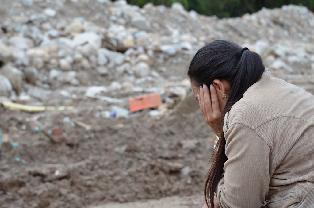 Fotografía de Desesperanza y tristeza luego de la tragedia