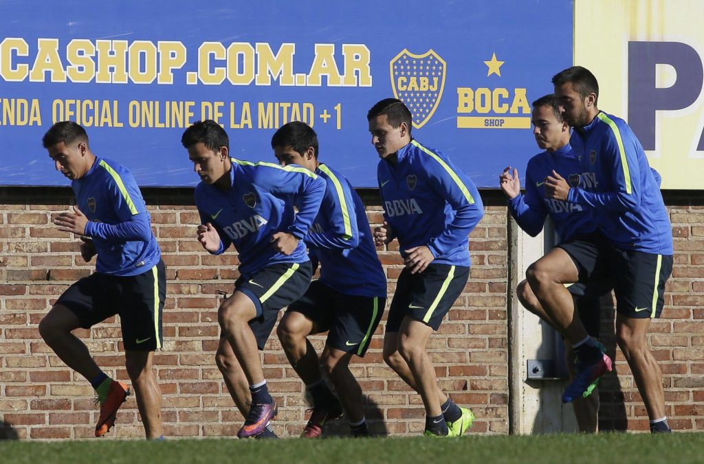 Entrenamiento Boca Juniors Entrenamiento Boca Juniors. BBVA Francés