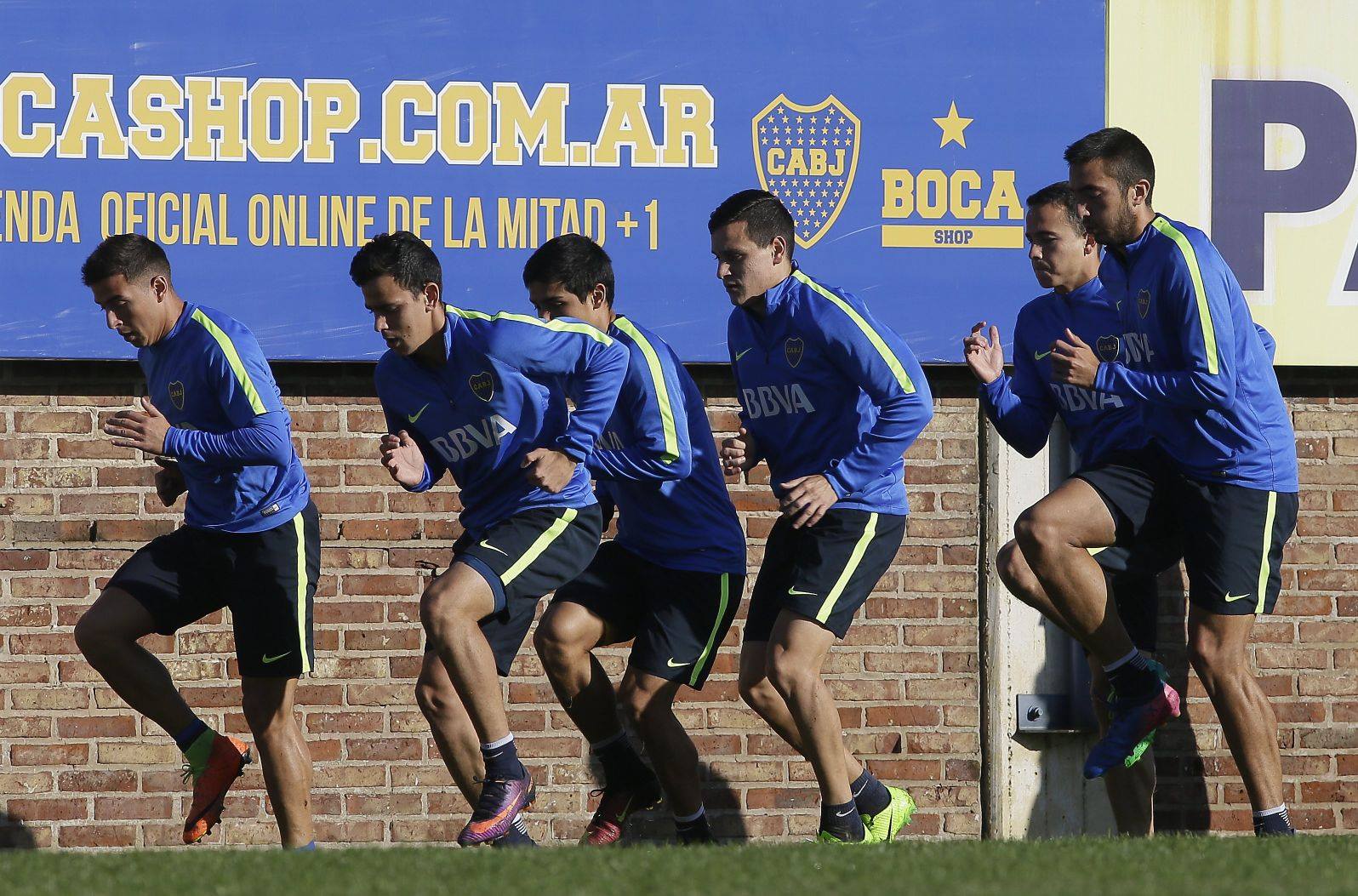 Entrenamiento Boca Juniors Entrenamiento Boca Juniors. BBVA Francés
