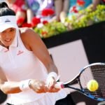 Garbiñe Muguruza en octavos de Roma