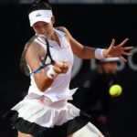 Garbiñe Muguruza en cuartos de Roma