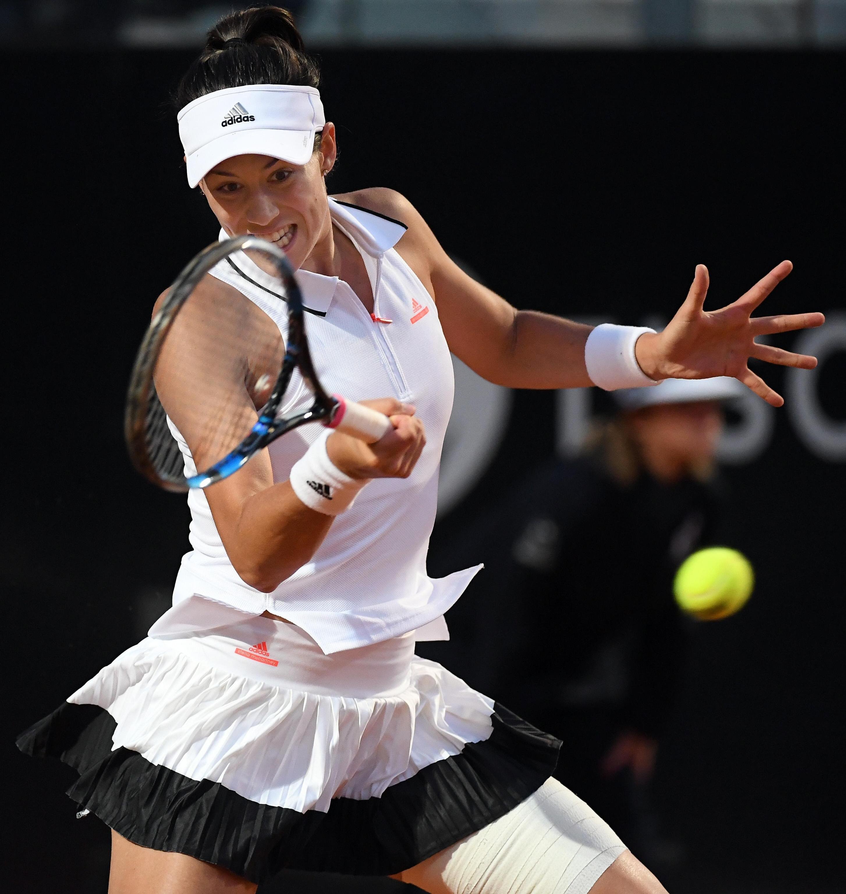 Garbiñe Muguruza en cuartos de Roma
