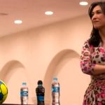 Blanca Cecilia Muñoz, Directora General de Riesgos de Bancomer en el lanzamiento de la Liga MX Femenil