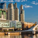 El Puente de la Mujer en Puerto Madero, Ciudad de Buenos Aires, Argentina. BBVA