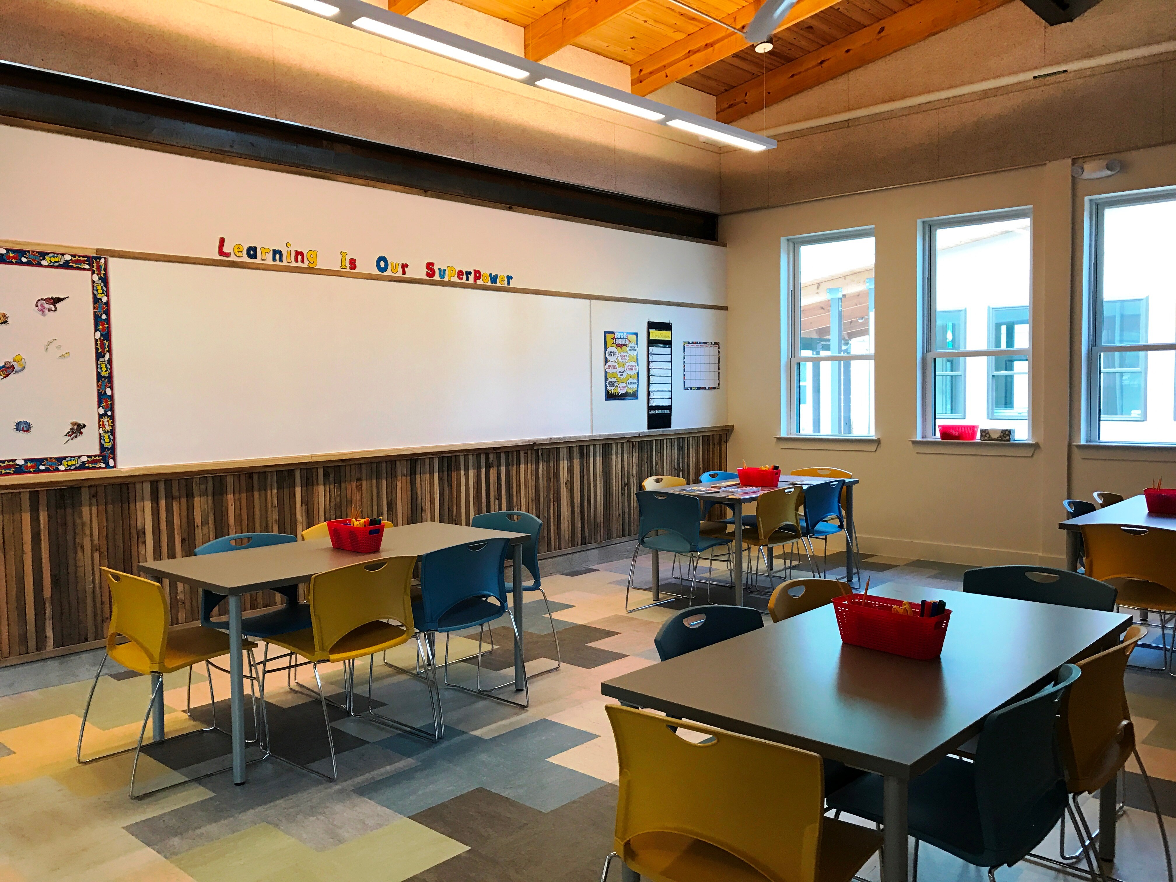 bbvacompass-centro-educacion-lakeline-interior El Centro de Aprendizaje de Lakeline Station proporcionará una variedad de servicios de apoyo, incluyendo programas de aprendizaje y clases de fitness, nutrición y manejo de dinero.