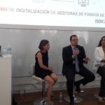 Imagen de Daniel Blanco, chief digital officer de BBVA Asset Management en la presentación del Barómertro de Digitaliación de las gestoras de fondos de Inversión. 22 de junio de 2017