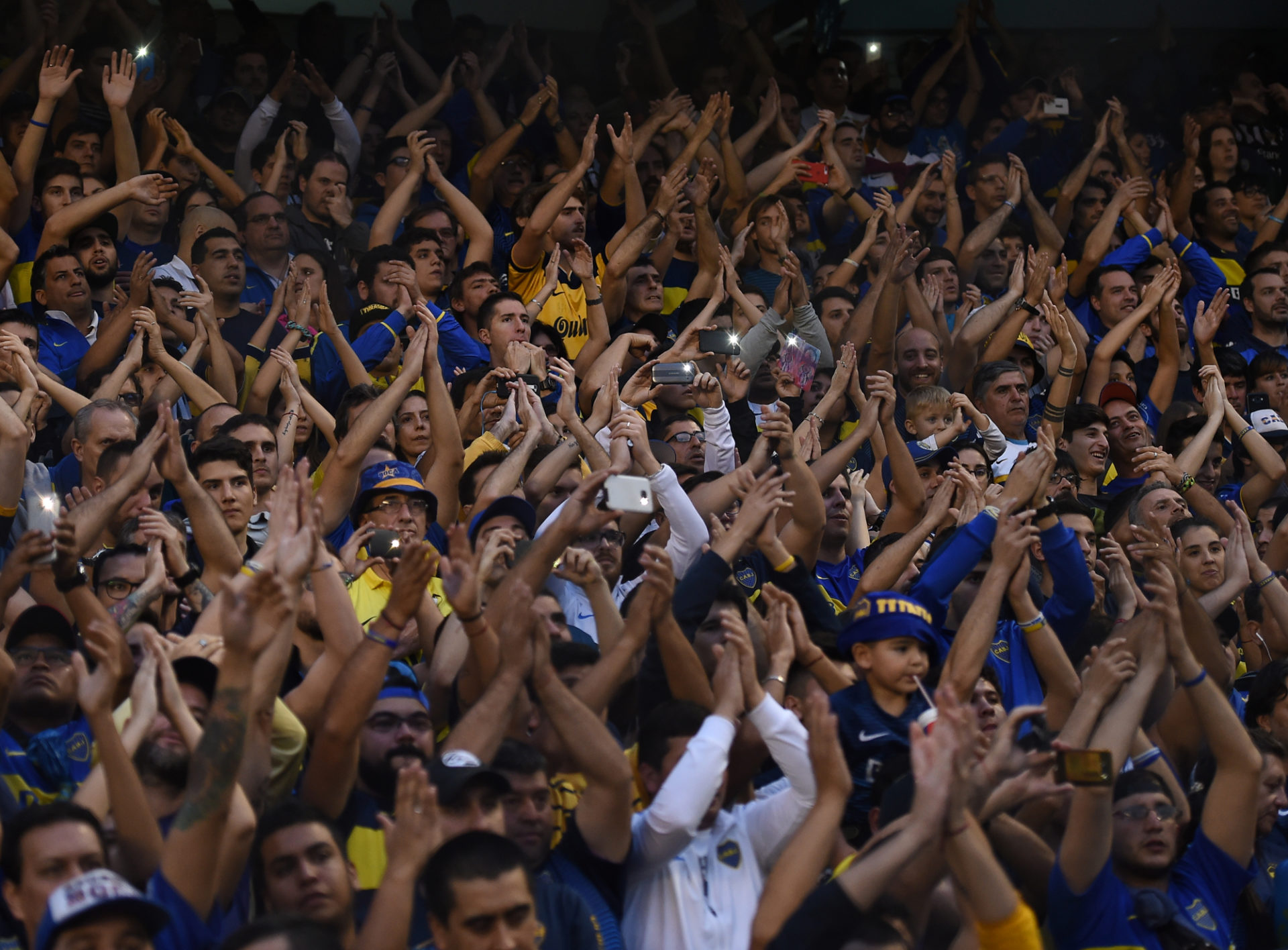 Hinchas de Boca. BBVA