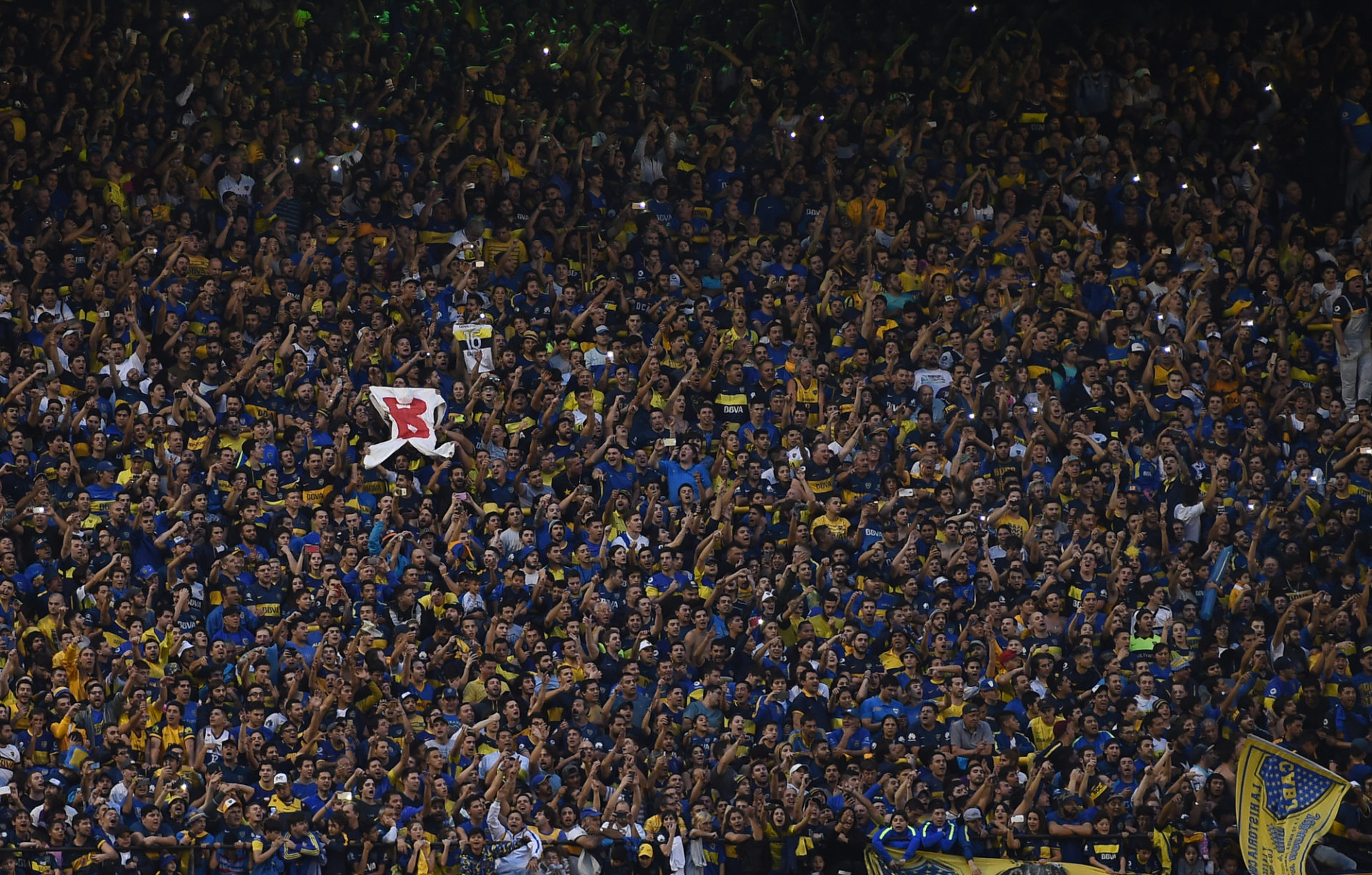 Hinchas de Boca. BBVA