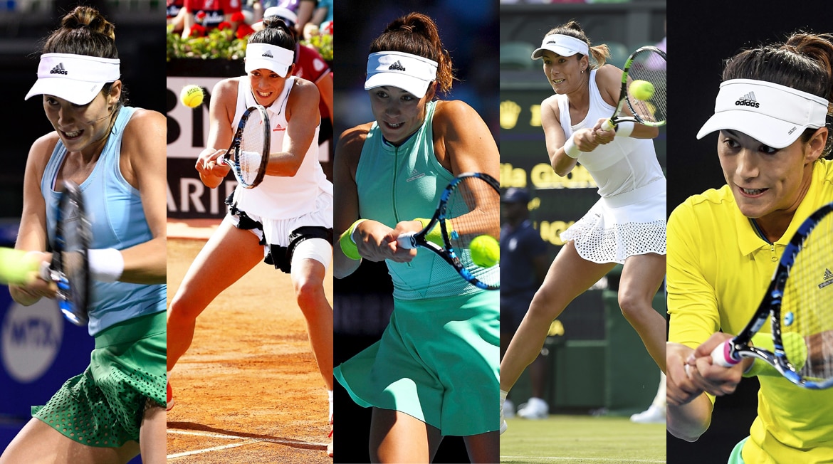 Garbiñe Muguruza mix visera