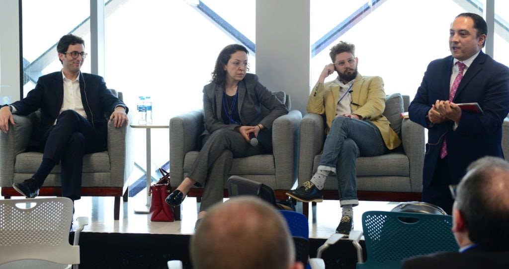 Jamie Campbell, de la startup Bud, participando en el sandbox regulatorio BVA