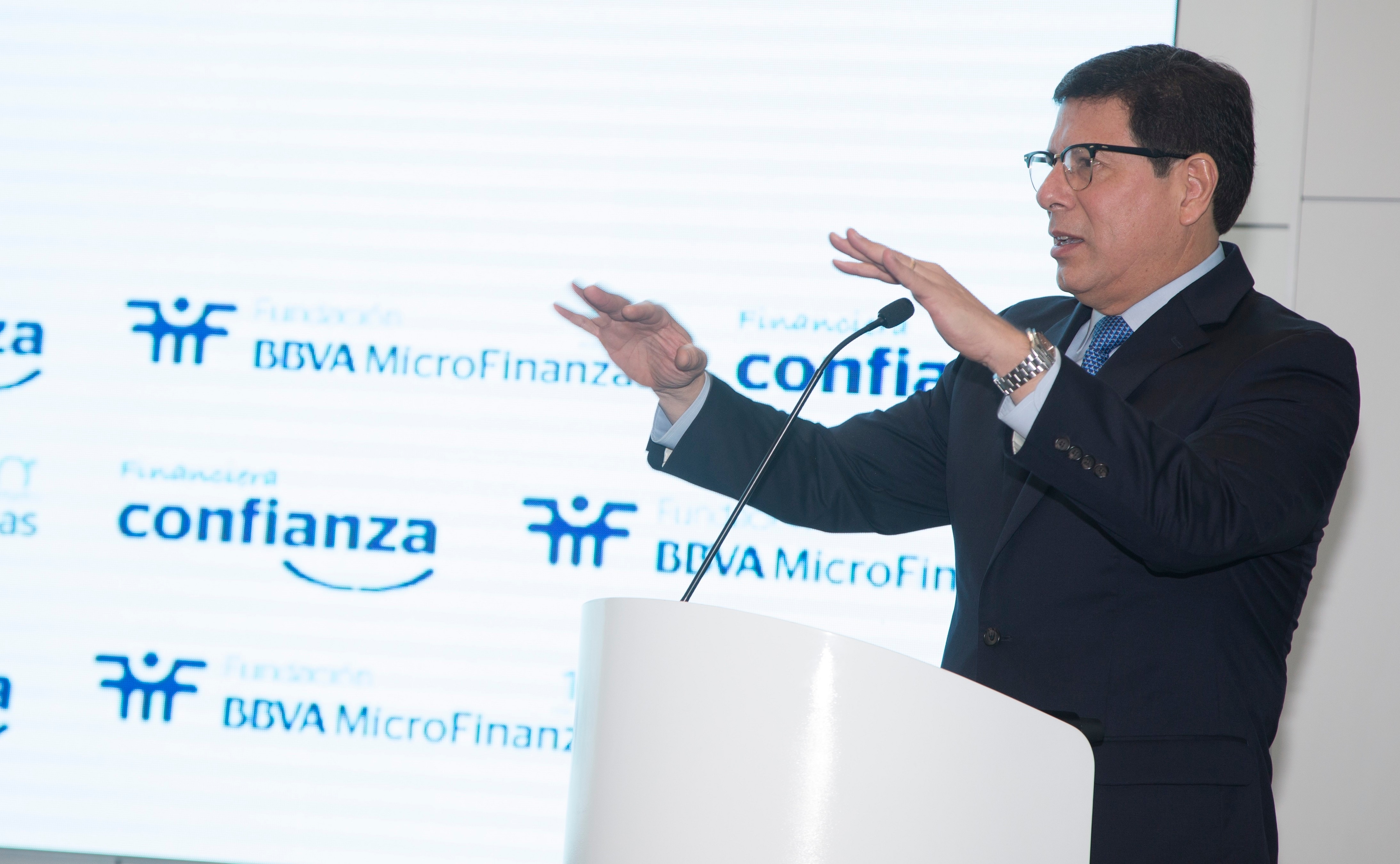 Foto de Martín Naranjo, CEO de Financiera Confianza, entidad de la Fundación Microfinanzas BBVA