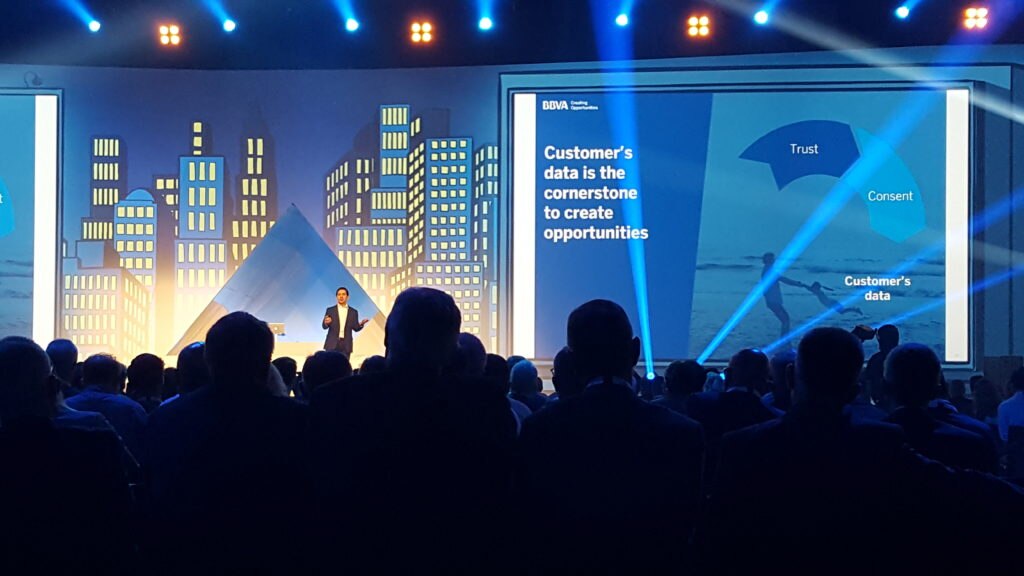Carlos Torres hablando en el evento fintech europeo Money2020 BBVA Carlos Torres hablando en el evento fintech europeo Money2020 BBVA