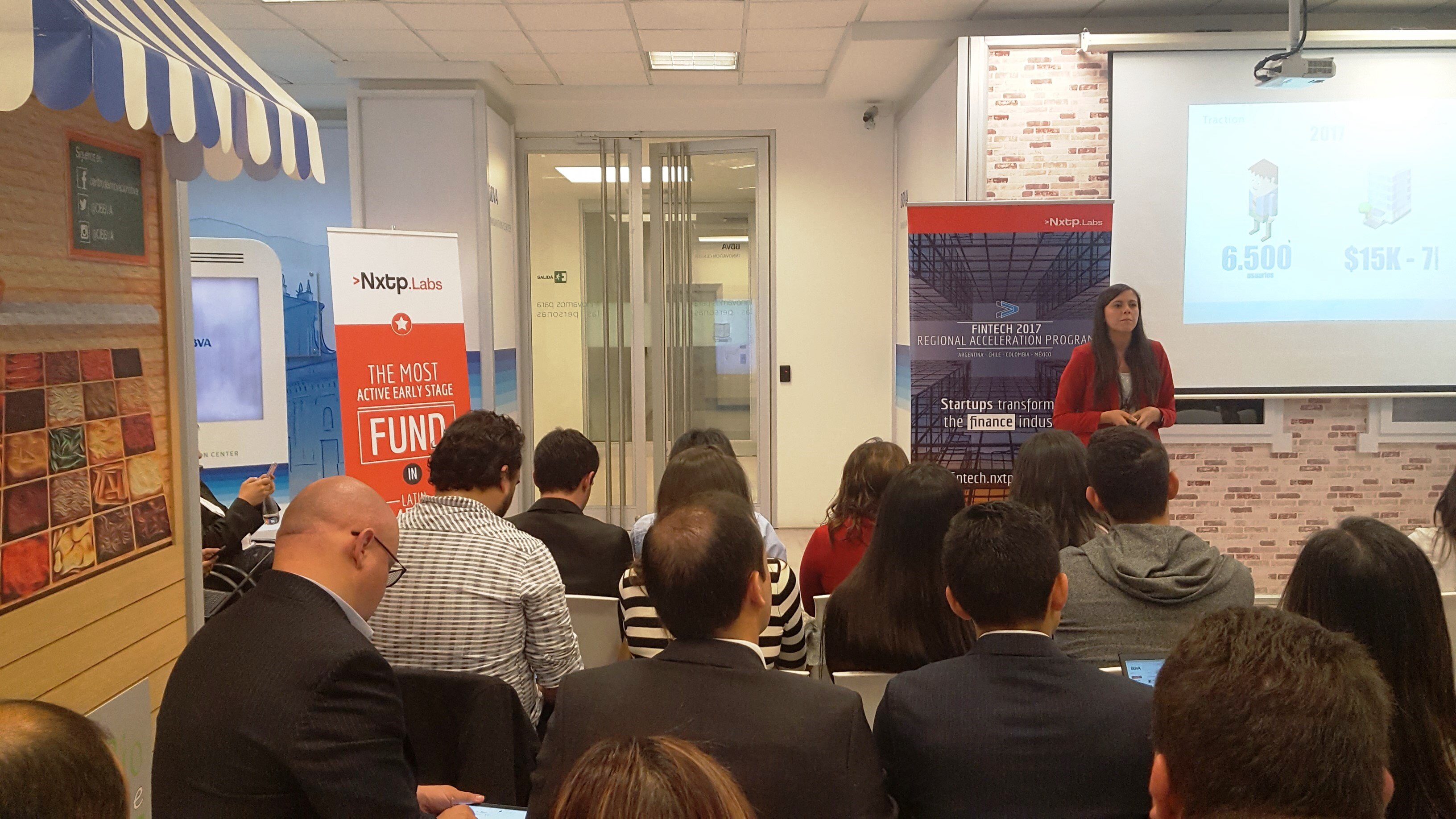 Propiadata presentó en el Centro de Innovación de BBVA su solución fintech en el Pitch Day BBVA Fotografía de Propiadata presentando en el Centro de Innovación de BBVA su solución fintech en el Pitch Day BBVA