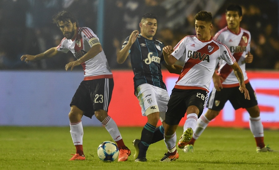 River 3 Atlético Tucumán 0 River 3 Atlético Tucumán 0.BBVA