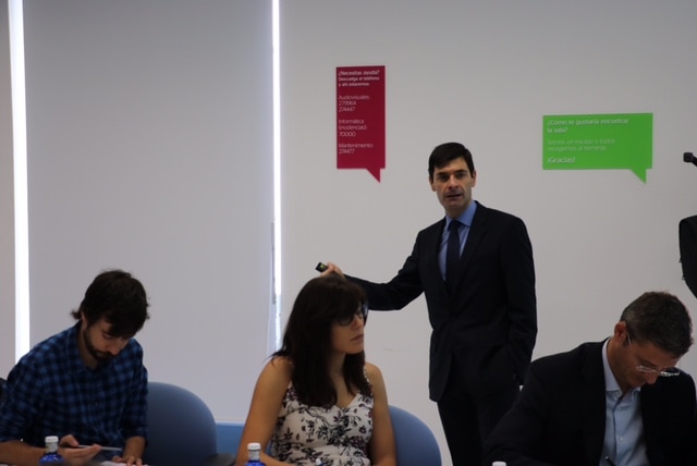 David Carrasco, director de Pensiones BBVA, en una jornada de CFA Society Spain el 14 de julio de 2017. imagen de David Carrasco, director de Pensiones BBVA, en una jornada de CFA Society Spain el 14 de julio de 2017.