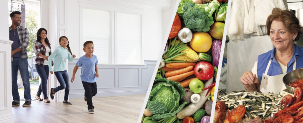 accesibilidad a vivienda, alimentos, avance socioeconómico Fotografia de proyectos sociales BBVA