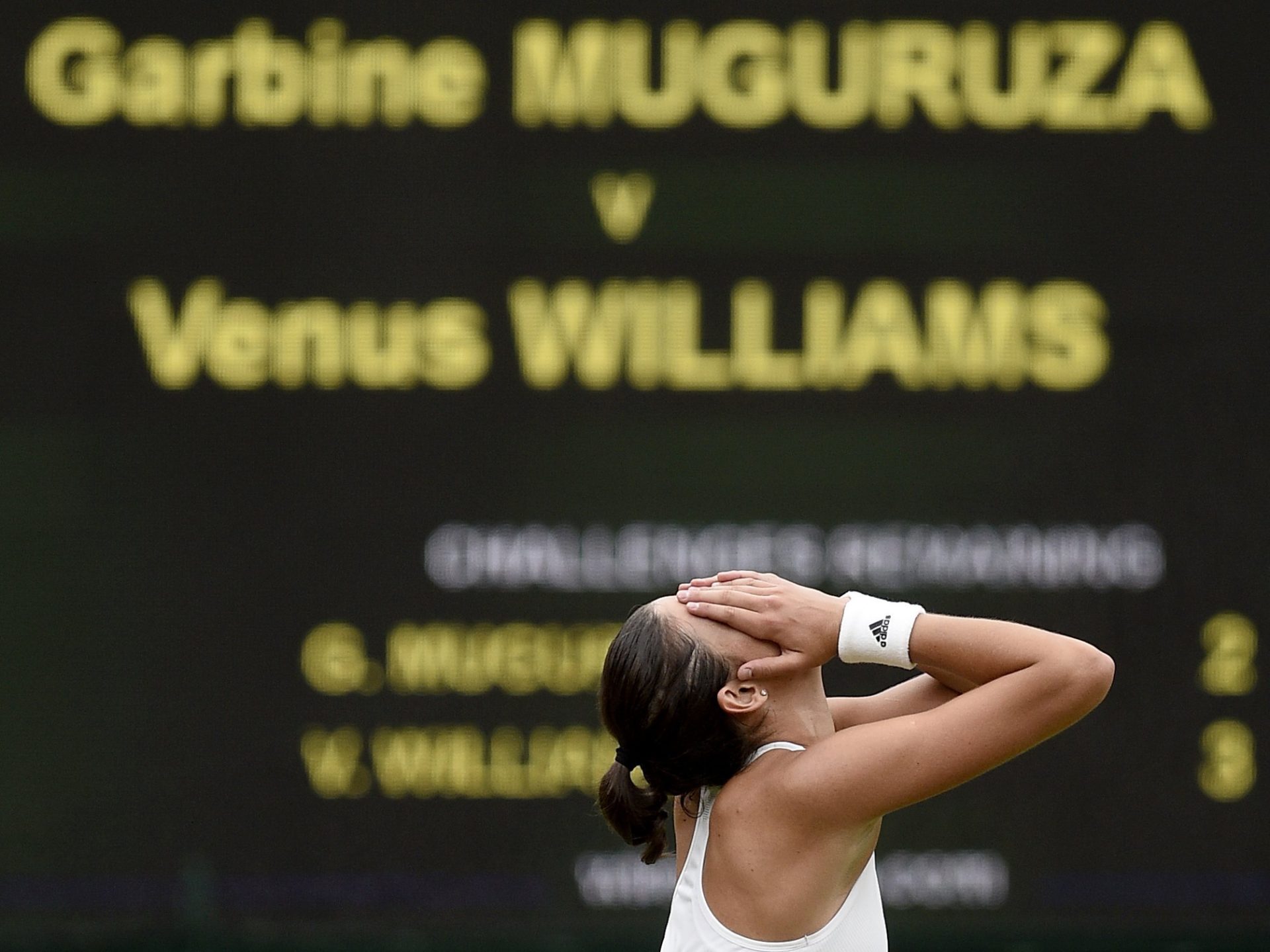 El ojo de halcón confirma la victoria de la Garbiñe Muguruza en Wimbledon