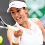 Garbiñe Muguruza en los cuartos de final de Wimbledon