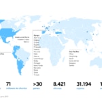 Mapa de situación de BBVA en el mundo - 2T 2017