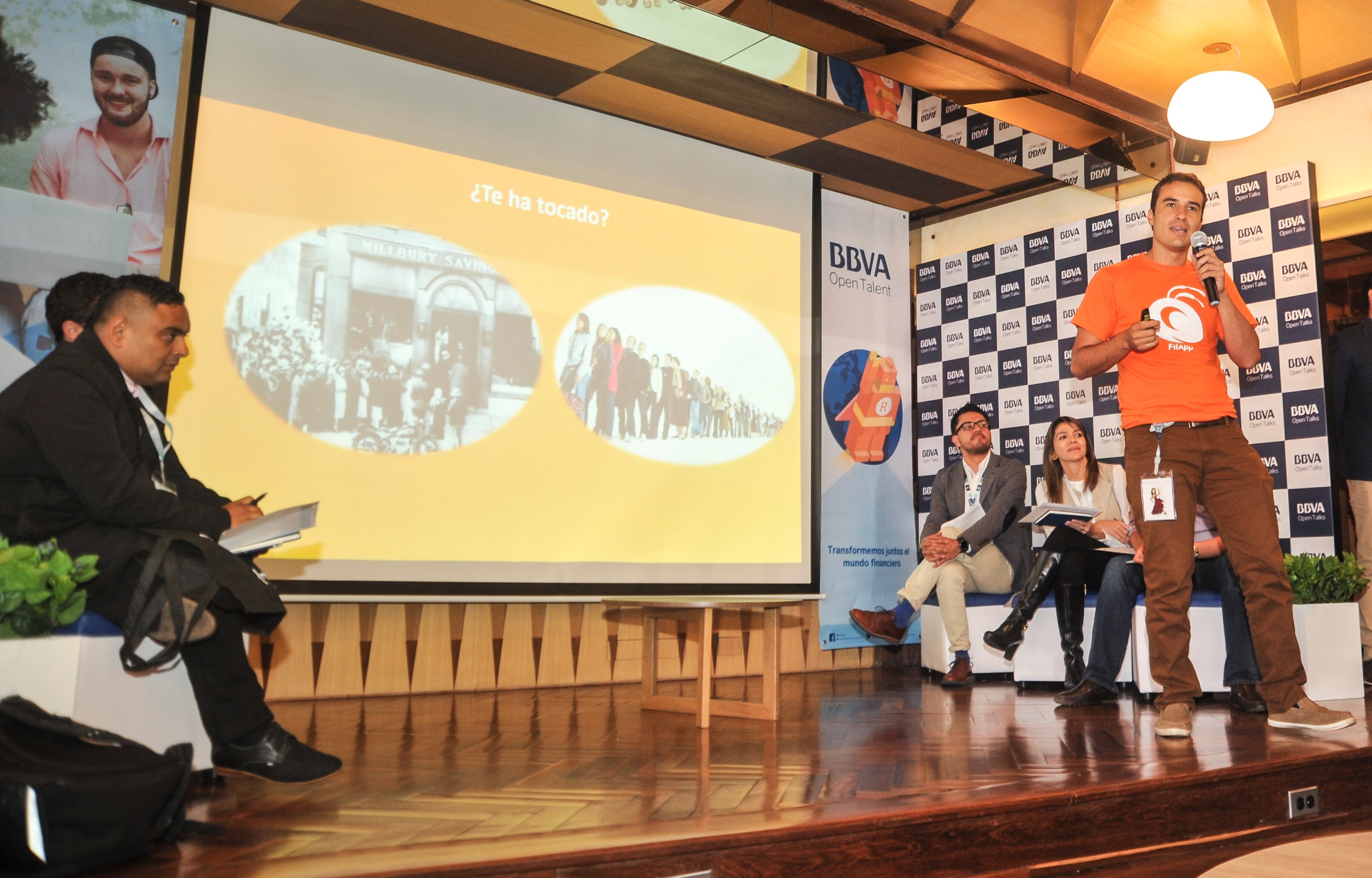 Pitch de Filapp ganadora Open Talent Colombia fotografía de Pitch de Filapp ganadora Open Talent Colombia
