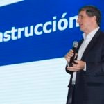 Pablo de la Flor durante su presentación en el auditorio de BBVA Continental Fotografía de Pablo de la Flor, director de la Autoridad para la Reconstrucción con Cambios, en BBVA Continental.