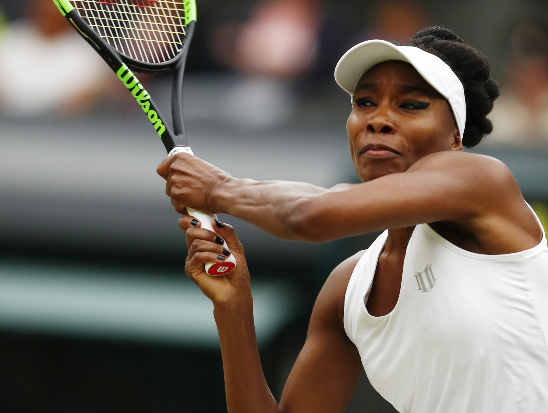 Williams durante la final de Wimbledon