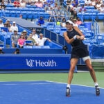 Garbiñe Muguruza en la semifinal de Cincinnati