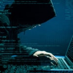 Hacker attacking internet bbva